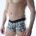 Erkek Zar Desenli Boxer
