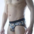 Erkek Zar Desenli Fantezi Jockstrap