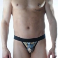 Erkek Zar Desenli Jockstrap İç Giyim