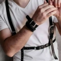 Erkrk Seksi Deri Göğüs Harness - m126