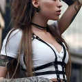 Fantazi İç Giyim Deri Harness - 442