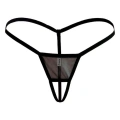 Fantazi İç Giyim Kadın Mini Siyah Fantezi G String