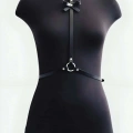 Fiyonk Detaylı Boyun Bel Bağlamalı Harness - 127