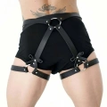 Fiyonklu Erkek  Bel Ve Bacak Deri Harness - m89