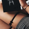 Fiyonklu Seksi Bacak Bandı - 268