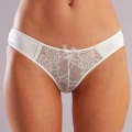 Gala Mini Slip, Kadın Dantelli Ekru Külot