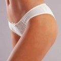 Gala Mini Slip, Kadın Dantelli Ekru Külot