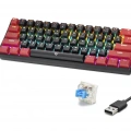 Gaming Mekanik Rgb Klavye Blue Switch - Siyah Kırmızı MF1701BR