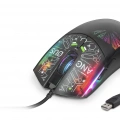 Gaming Mouse 7200 Dpi Rgb Soyut Art Desenli - Siyah G306C