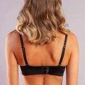 Genius Balconette Heavy Push Up Bra, Siyah Konforlu Ve Şık Sütyen