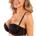 Genius Balconette Heavy Push Up Bra, Siyah Konforlu Ve Şık Sütyen