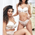 Gilda Mini Slip, Kadın Dantelli Ekru Külot