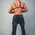 Göğüs Üzeri Seksi Deri Erkek  Harness - m52