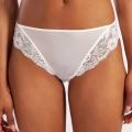 Goldy Mini Slip, Kadın Dantelli Ekru Külot