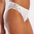 Goldy Mini Slip, Kadın Dantelli Ekru Külot