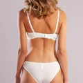 Golshan Gala Mini Slip, Kadın Dantelli Ekru Külot