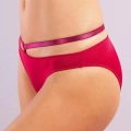 Gorbus Mini Slip, Kadın Micro Bel Şeritli Şarap Renkli Külot
