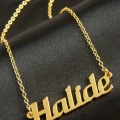 Halide İsimli Kolye (Kişiye Özel)