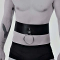 Halka Detaylı Seksi Erkek  Göbek Harness - m36