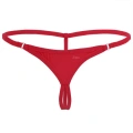 Halkalı Mini Kırmızı Kadın Fantezi G String