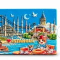 İstanbul Temalı Polyester Magnet