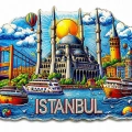 İstanbul Temalı Silikon Buzdolapı Süsü Magnet