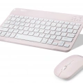 Kablosuz Bluetooth Smart Klavye Mouse Seti Şarjlı 1600 Dpi Pembe HDX2508P