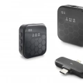 Kablosuz Çiftli Yaka Mikrofon Seti Type-c Lightning Siyah HDX2797