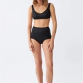 Kadın Basic Siyah Pedli Yüksek Bel Bikini Takımı