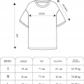 Kadın Baskıkı Bisiklet Yaka T-Shirt - Beyaz