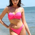 Kadın Dönmeli Straplez Mercan Bikini
