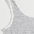 Kadın Gri Askılı Crop Top Ve Şortlu Gecelik Takım