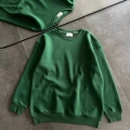 Kadın Kışlık Bisiklet Yaka Üç İplik Basic SweatShirt - Haki