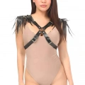 Kadın Omuzdan Püsküllü Göğüs Harness - 1240