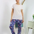 Kadın Pamuklu Alt Pijama Lacivert