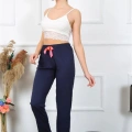 Kadın Pamuklu Alt Pijama Lacivert