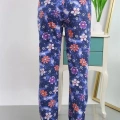 Kadın Pamuklu Alt Pijama Lacivert