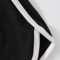Kadın Siyah Askılı Crop Top ve Şortlu Gecelik Takım