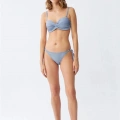 Kadın Straplez Mavi Bikini Takımı