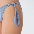 Kadın Straplez Mavi Bikini Takımı