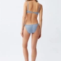 Kadın Straplez Mavi Bikini Takımı