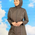 Kadın Tam Tesettür Füme Mayo