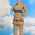 Kadın Tam Tesettür Mayo Bej