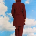 Kadın Tam Tesettür Mayo Bordo