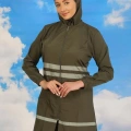 Kadın Tam Tesettür Mayo Haki