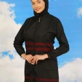 Kadın Tam Tesettür Mayo Siyah