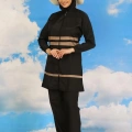 Kadın Tam Tesettür Mayo Siyah
