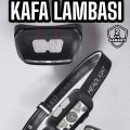 Kafa Lambası Kamp Lambası Sensörlü Şarjlı Ayarlanabilir