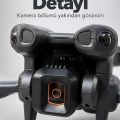 Kameralı Drone Katlanır Gövde ve Yedek Pervane Seti