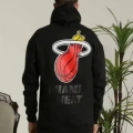 Kapşonlu Baskılı Sweetshirt - Siyah